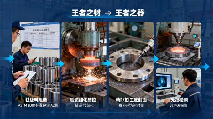 latest company news about Guardian of Safety in the Chlor-Alkali Industry: An Analysis of Titanium Flanges' Exceptional Performance  2