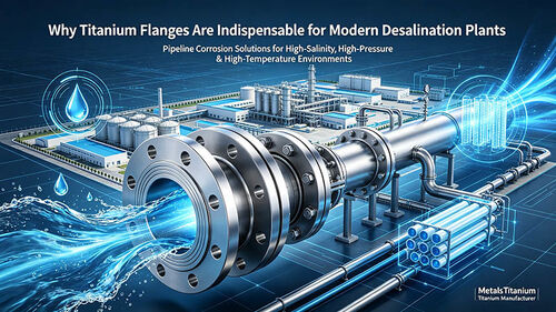 Latest company blogs about Why Titanium Flanges Are Indispensable in Modern Seawater Desalination Plants