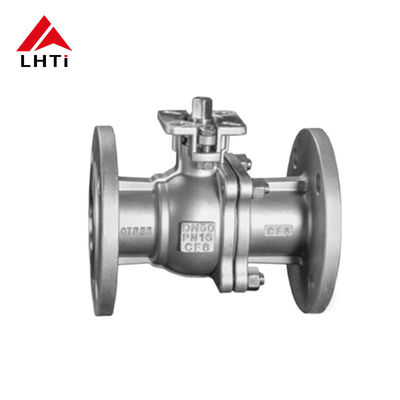 Good price High Pressure DN10 DN15 Titanium Two Piece Ball Valve Gr1 Gr2 Gr5 Ball Valve For Water Supply Treatment online