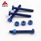 Polished Titanium Hex Head Bolts And Nuts Gr2 Gr5 Nature Color High Strength