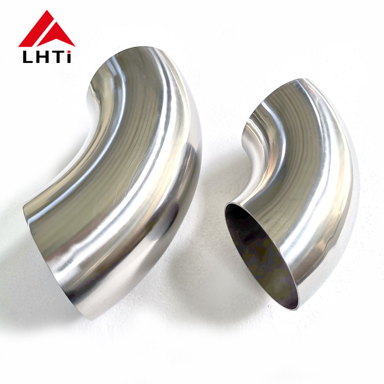 99.99% Gr2 Pure Titanium Elbow 45 / 90 Degree For Pipe Fitting Connection