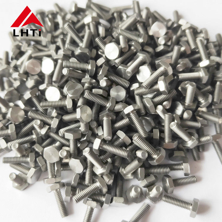 Electroplating Forged DIN933 Gr2 Titanium Hex Head Bolts