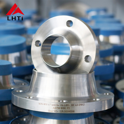Good price Custom Titanium Weld Neck Reducing Flange Gr1 Gr2 Gr5 Gr7 Gr12  ASME B16.5 online