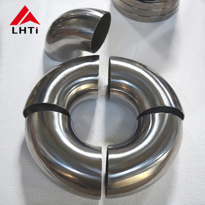 Good price 3inch 76mm Gr2 Titanium Elbow / Bends With 1.2mm For Exhaust Parts online