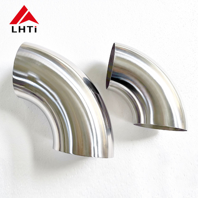 Good price 90 / 45 / 180 Degree Titanium Elbows Connector Pipe Fittings online