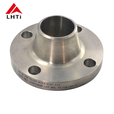 Good price Froged And CNC Machined Titanium Long Weld Neck Flange Polished Surface ANSI B16.5 online