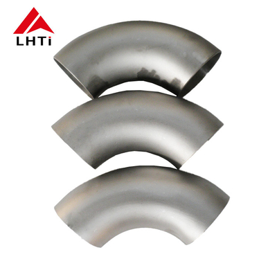 Good price titanium exhaust elbow 120 and 90 and 45 degree ASTM B363 pure titanium elbow use for car and motorcycle retrofit online