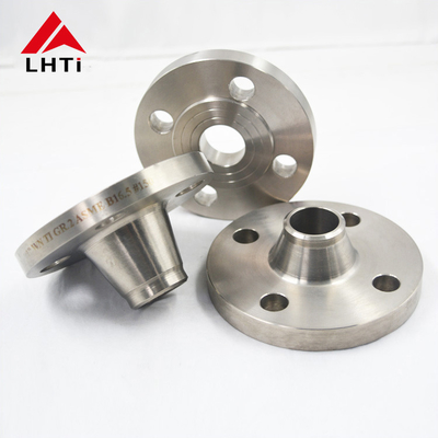 Good price Forged and CNC Machined Titanium Welding Neck Flange with Gr1-Gr9 Material Options online
