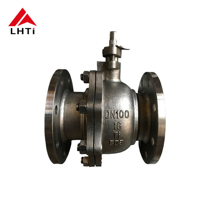 Good price American Standard 2 Way Light Weight Titanium Alloy Ball Valve Gr2 DN 50 Class 150-600 For Industrial Uses online