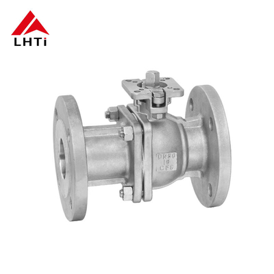 Good price Titanium Stainless Steel Floating Ball Valves for Acetic Acid Flow Two Piece Ball Valves 150 lb online