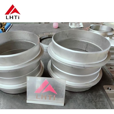 Good price DIN86030 Titanium Hubbed Slip On Flanges Flat Flange RF FF Raised Face Ti Gr 2 Gr5 Gr7 online