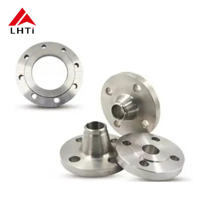 Good price Titanium ASME B16.5 GR1 GR2 GR5 Titanium Weld Neck Flanges RF For Industrial Applications online