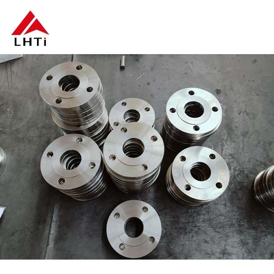 Good price Grade 2 Grade 5 Titanium Flanges ASTME B381 Long Weld Neck Flange Raised Face Titanium for Piping Systems online