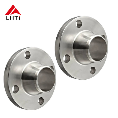 Good price ASME B16.5 Titanium Gr2 Gr5 Weld Neck Flanges WN Flanges Raised Face Class 150 for Water Supply System Applications online
