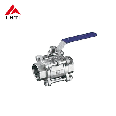 Good price 2 Piece Titanium Floating Ball Valve Ti Gr1 Gr2 ANSI Class 150 Class 300 Flanged End Connection For Acetic Acid Flow online