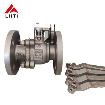 Good price ASME Gr5 Gr7 Titanium Two Way Ball Valve online