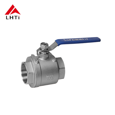Good price DN10 DN15 Titanium Two Piece Ball Valve Gr2 Gr7 Ball Valve for Water Supply Treatment online