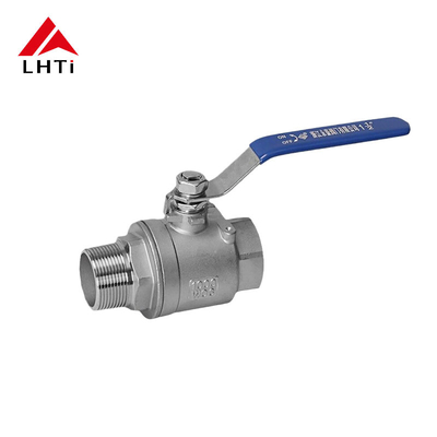 Good price Oil Medium 2-Piece Titanium Floating Ball Valve Class 150 Class 300 for Acetic Acid Flow online