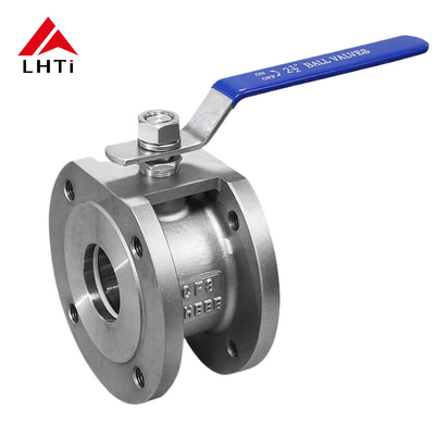 Good price ANSI Titanium Two Piece Ball Valve Gr1 Gr2 Gr5 Ball Valve for Oil and Gas Industry online