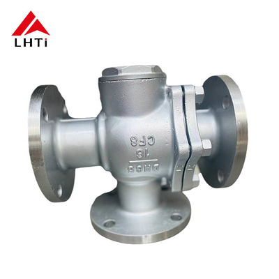 Good price Titanium Three Way Ball Valve ASME16.34 Ti Gr1 Gr2 6 Inch Ball Valve online