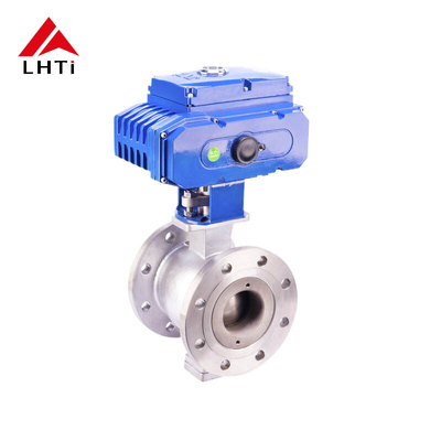Good price Ti Electric V-Port Ball Valves Titanium Gr5 Gr7 6 Inch Ball Valve Class 150 DN 15-250 online