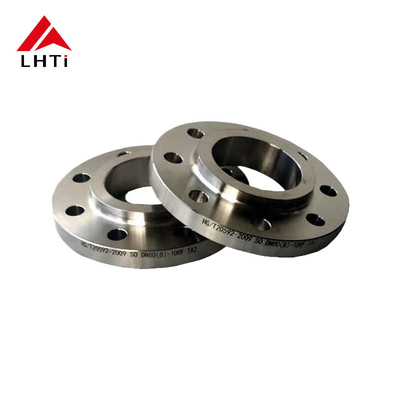 Good price DIN 2501 Plate Flange Gr1 Gr2 Gr5 Titanium Plate Flange PN5 For Pipeline Systems online