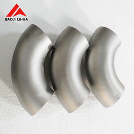 Good price Gr2 Titanium Pipe Fitting , ASME B16.9 90 Degree Long Radius Elbow online