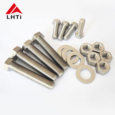 Good price Electroplating DIN933 DIN931 Gr2 Titanium Hex Bolts online