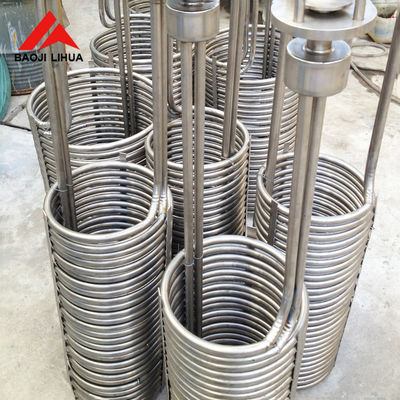 Good price Mechanical Annealed Titanium Cooling Coil For Heat Exchanger online