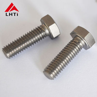 Good price DIN 933 M14 Gr2 Hex Head Titanium Bolts Nuts CNC Machined online