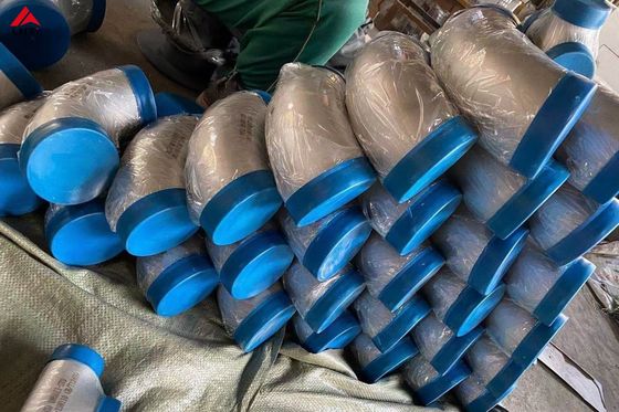 Good price Sch5s Gr9 Titanium Elbows 90 Degree Seamless Welded For Chemical Industry online