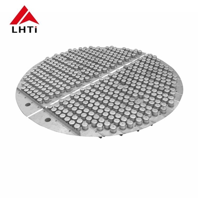 Good price JIS Broaching Titanium Bubble Cap Tray Cnc Distillation Column Internals online