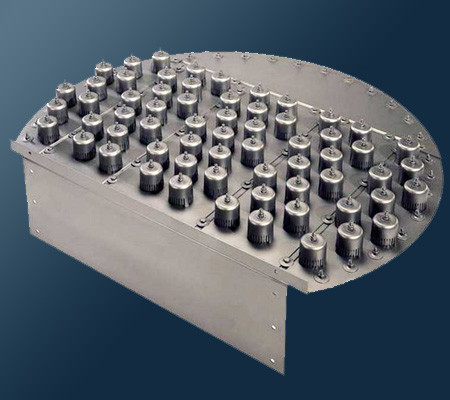 Good price Titanium Nickel Zirconium Tower Internals Bubble Cap Column For Distillation online