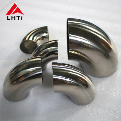Good price Gr5 Titanium Elbow For Bend Pipe Fitting Connetion online