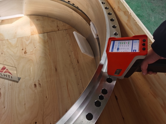 Good price ANSI B16.5 Gr12 Titanium Weld Neck Wn Rf Flange High Yelled Strength online